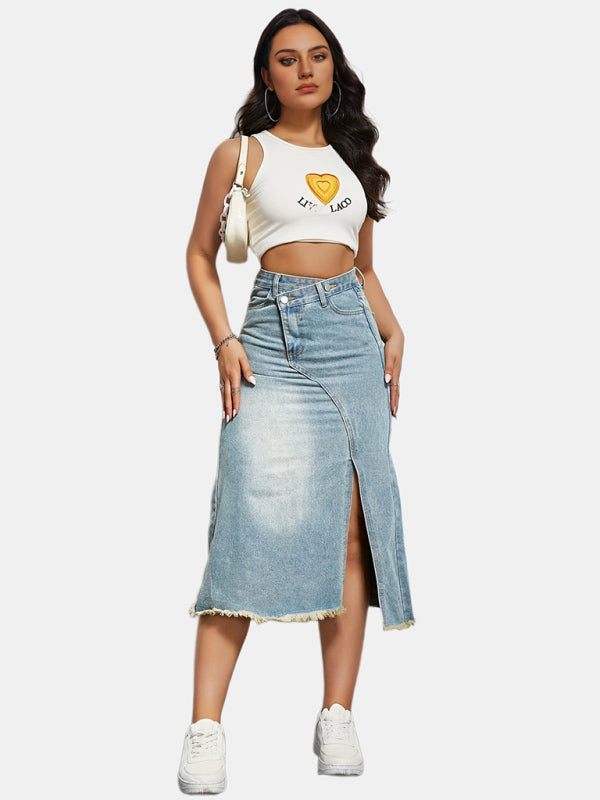 Jupe fend'jean