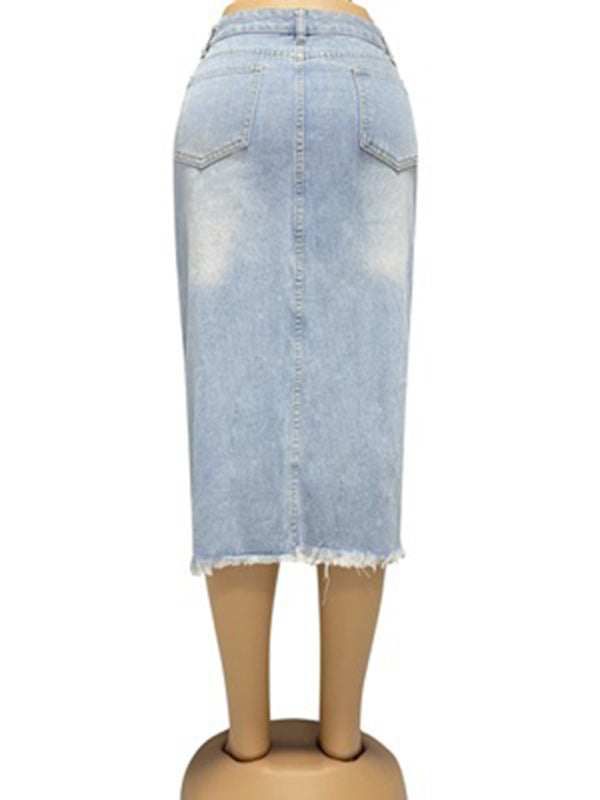 Jupe fend'jean