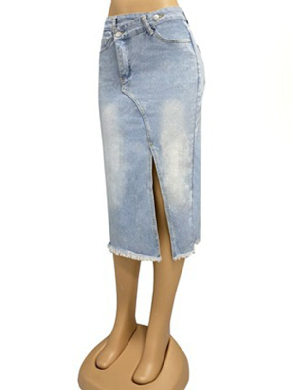 Jupe fend'jean