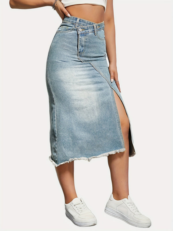 Jupe fend'jean